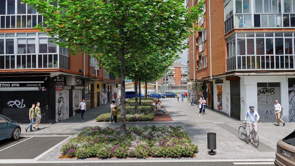 Gasteizko Udalak erakusketa ireki du eraberritze lanen ondoren Zabalgana nola geratuko den ikusteko.