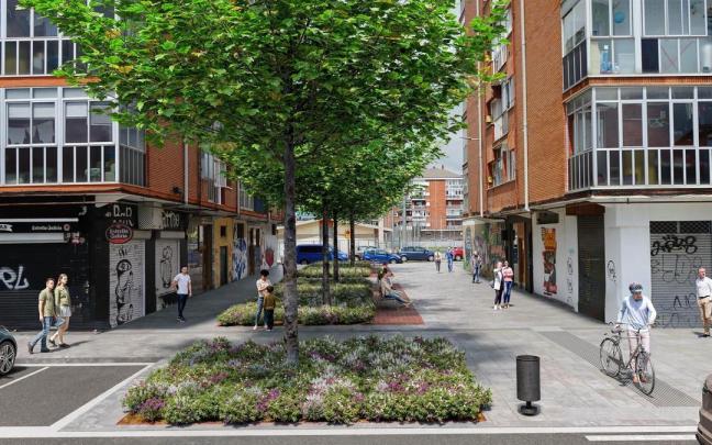 Gasteizko Udalak erakusketa ireki du eraberritze lanen ondoren Zabalgana nola geratuko den ikusteko.