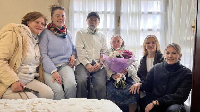 Dionisia Larrea celebra su cumpleaños número 101.