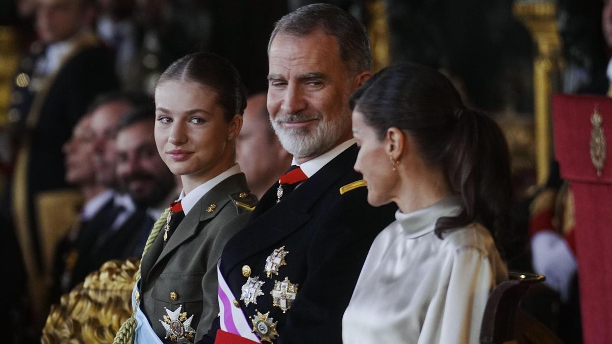 En imágenes: Leonor se estrena en su primera Pascua Militar