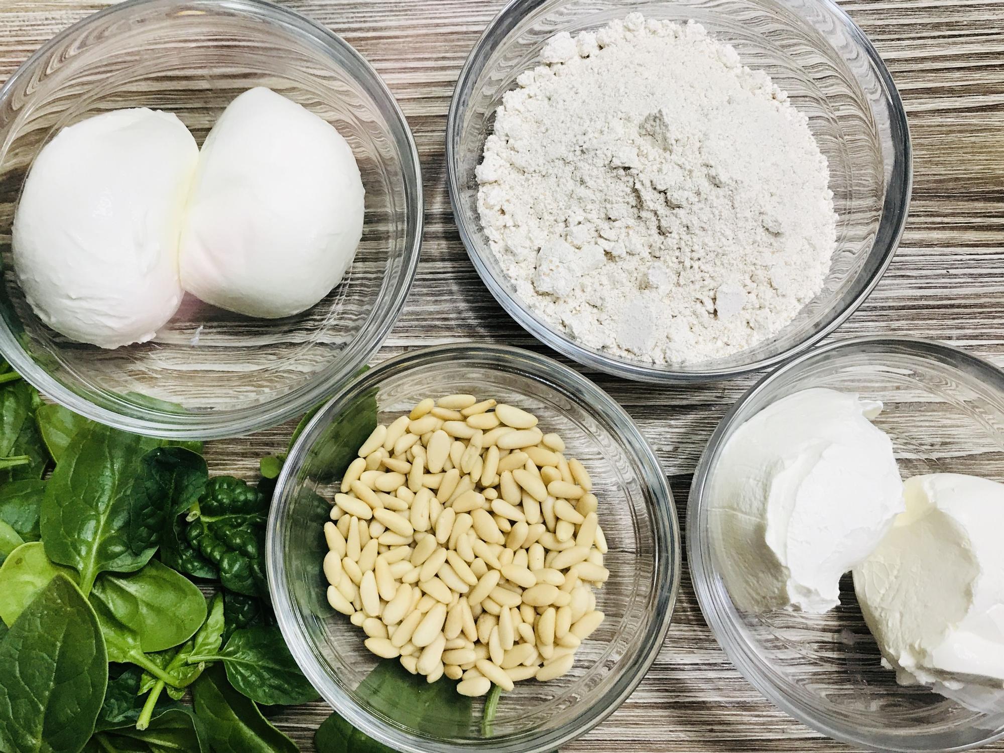 Los ingredientes para elaborar esta receta.
