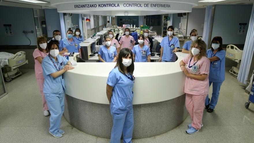 Enfermeras de Osakidetza.
