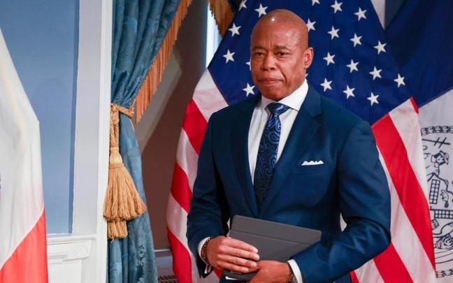 El alcalde de New York, Eric Adams.