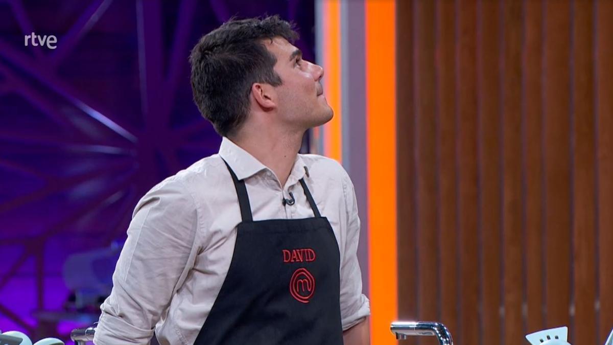 David tras conocer su expulsión de 'MasterChef 11'.