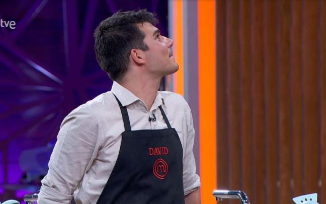 David tras conocer su expulsión de 'MasterChef 11'.