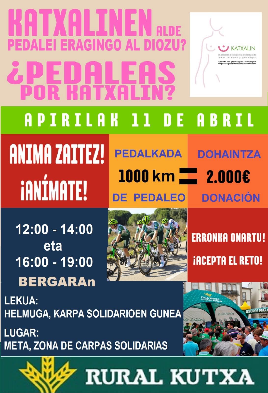 Cartel que anuncia el reto por Katxalin.