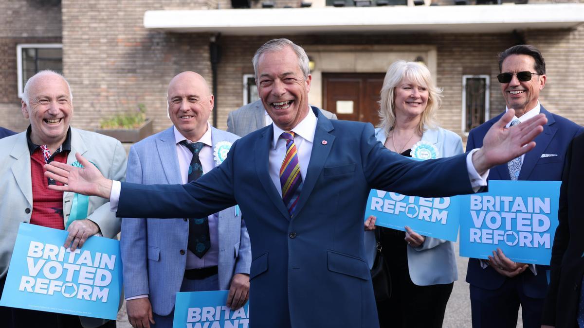 El líder de Reform UK, Nigel Farage.