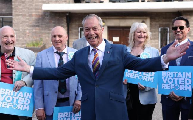El líder de Reform UK, Nigel Farage.