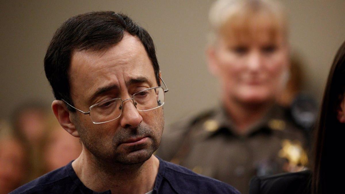 Larry Nassar, en uno de los juicios en los que se le acusaba de abuso sexual y posesión de pornografía infantil.