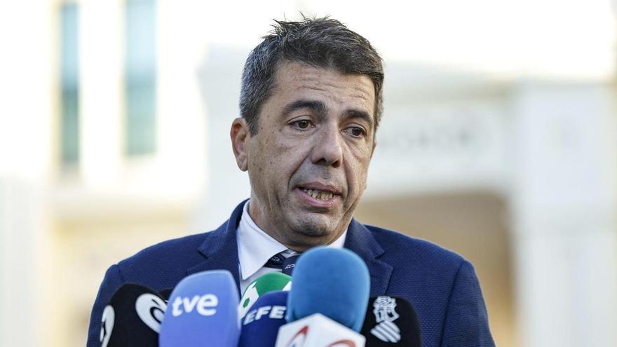 Mazón asegura que el día de la dana llegó al Cecopi a las 20:28 horas