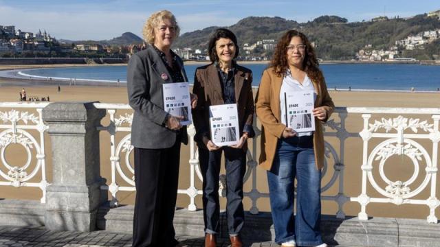 Nerea Melgosa con Marian Iriarte Ormazabal y Julia Shershneva