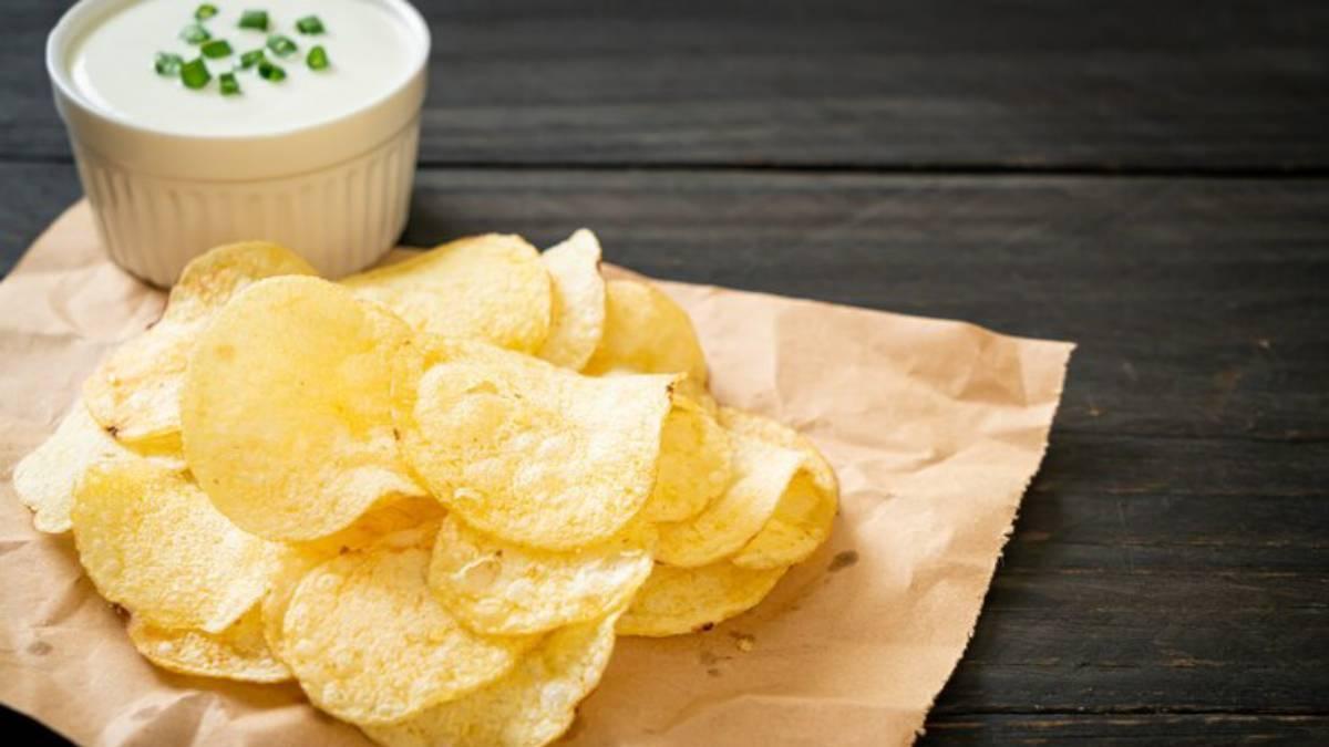 Chips de patatas caseras