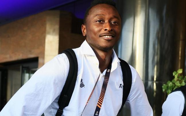 Sadiq, en el campo del Partizan de Belgrado. / R.S.