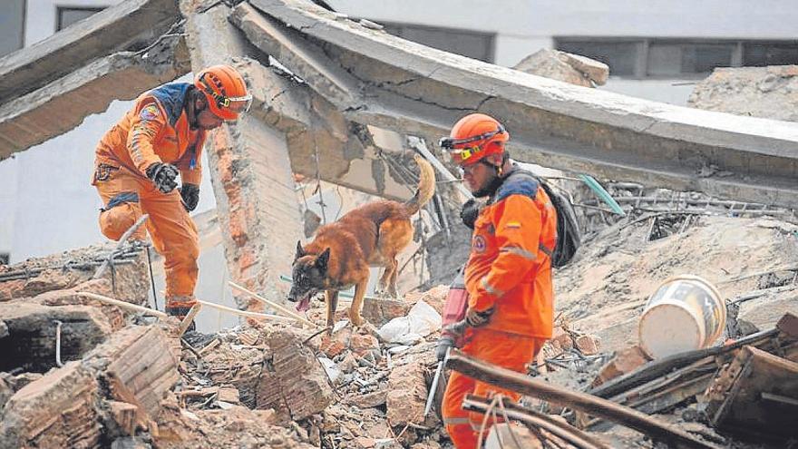 Imagen del reciente terremoto en Colombia.