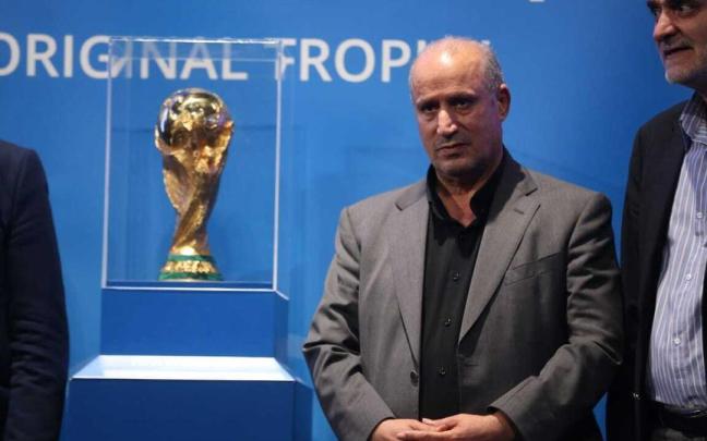 El presidente de la federación iraní de fútbol (FFIRI), Mehdi Taj.