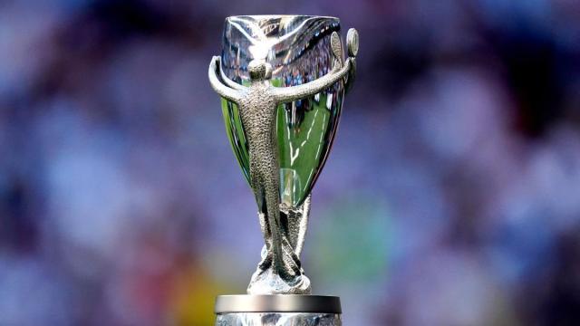 El trofeo de la Finalissima masculina en una imagen de archivo.