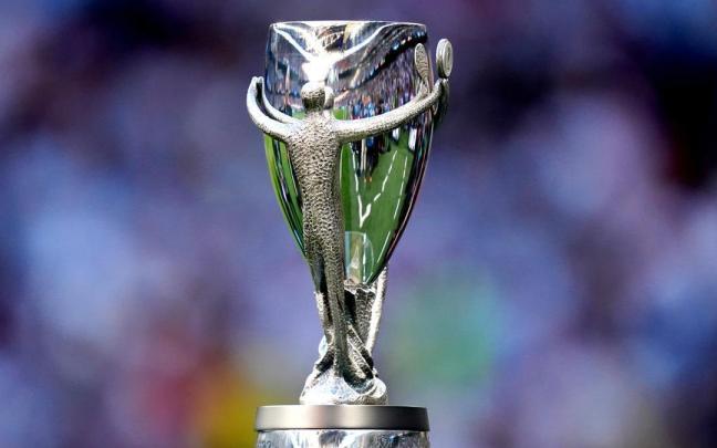 El trofeo de la Finalissima masculina en una imagen de archivo.