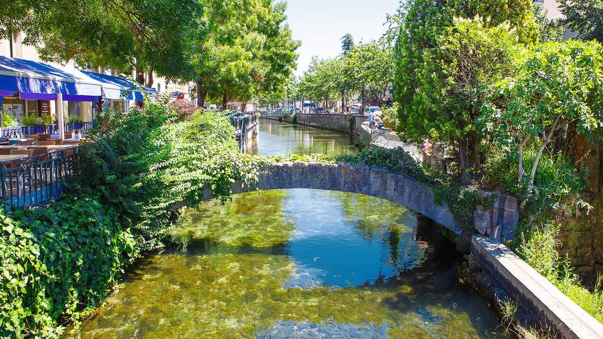 Anochecer en L’Isle sur la Sorgue.