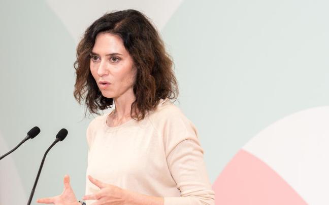 Isabel Díaz Ayuso en el acto que ha tenido lugar en el Hospital Infantil Universitario Niño Jesús.