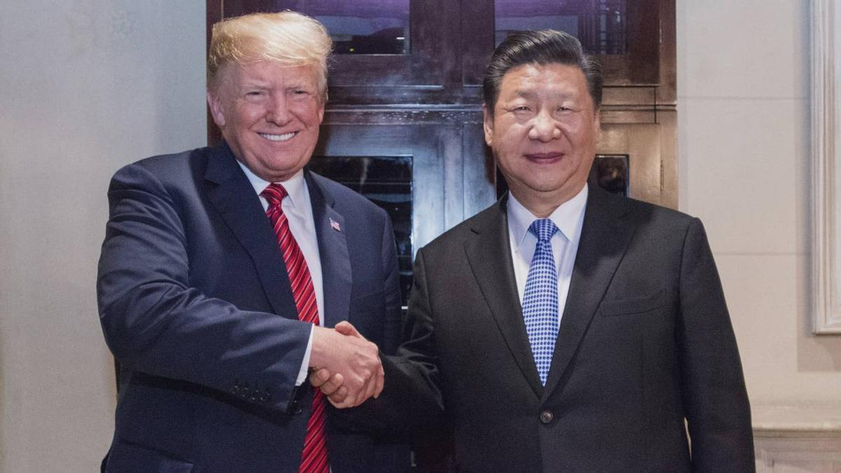 Imagen de archivo de Trump y Xi Jinping