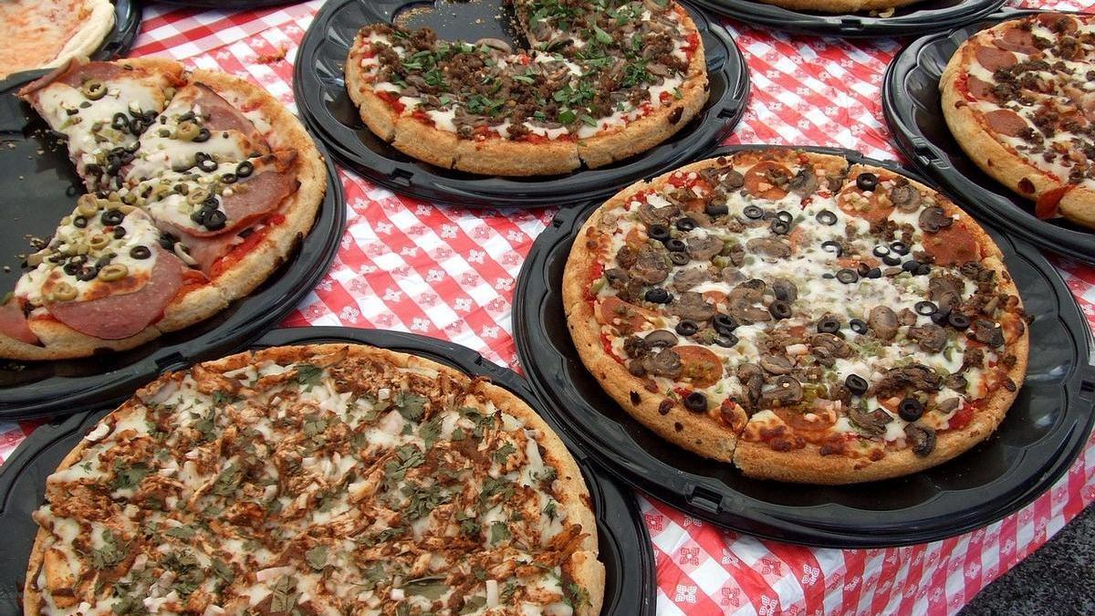 Surtido de pizzas preparadas