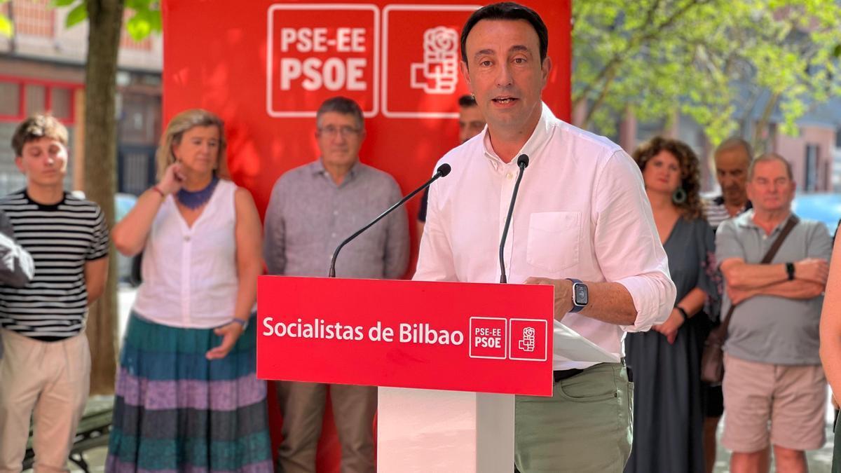 El secretario General de PSE-EE de Bizkaia y vicelehendakari, Mikel Torres.