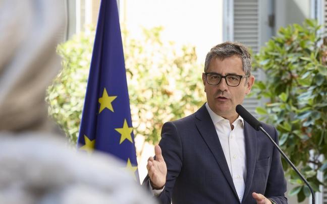 El ministro de la Presidencia, Justicia y Relaciones con las Cortes, Félix Bolaños