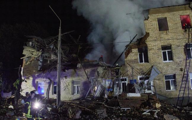 Uno de los últimos ataques perpetrados con drones iraníes.