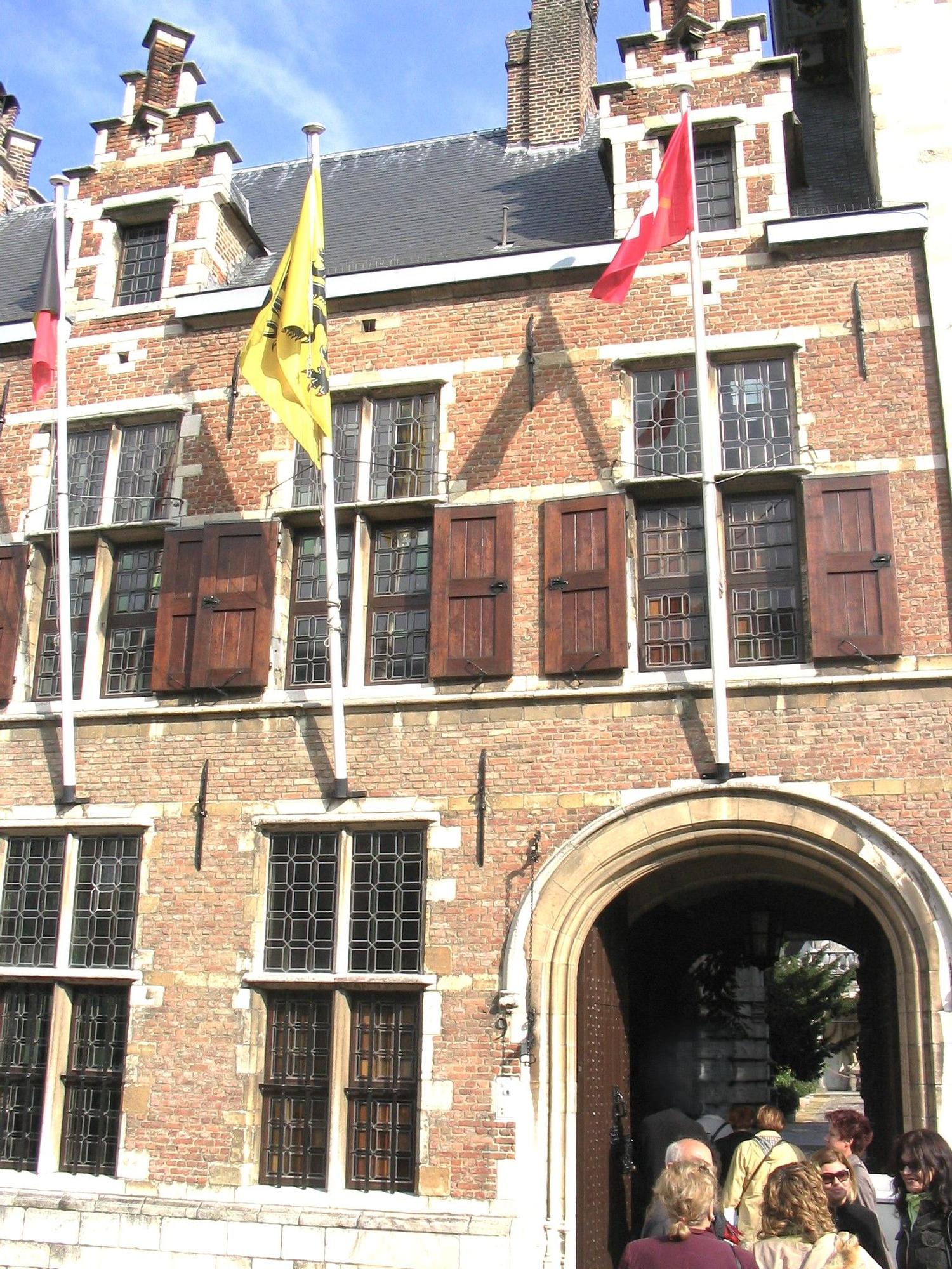 Fachada de la Casa de Rubens en Amsterdam.