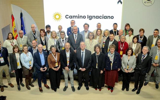 Representantes de los distintos municipios que participan en el proyecto del Camino Ignaciano se dieron cita en Fitur.