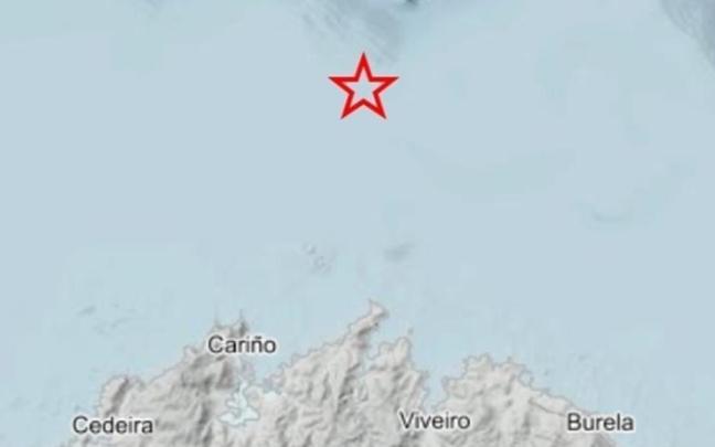 Temblor en el Cantábrico frente a Estaca de Bares.
