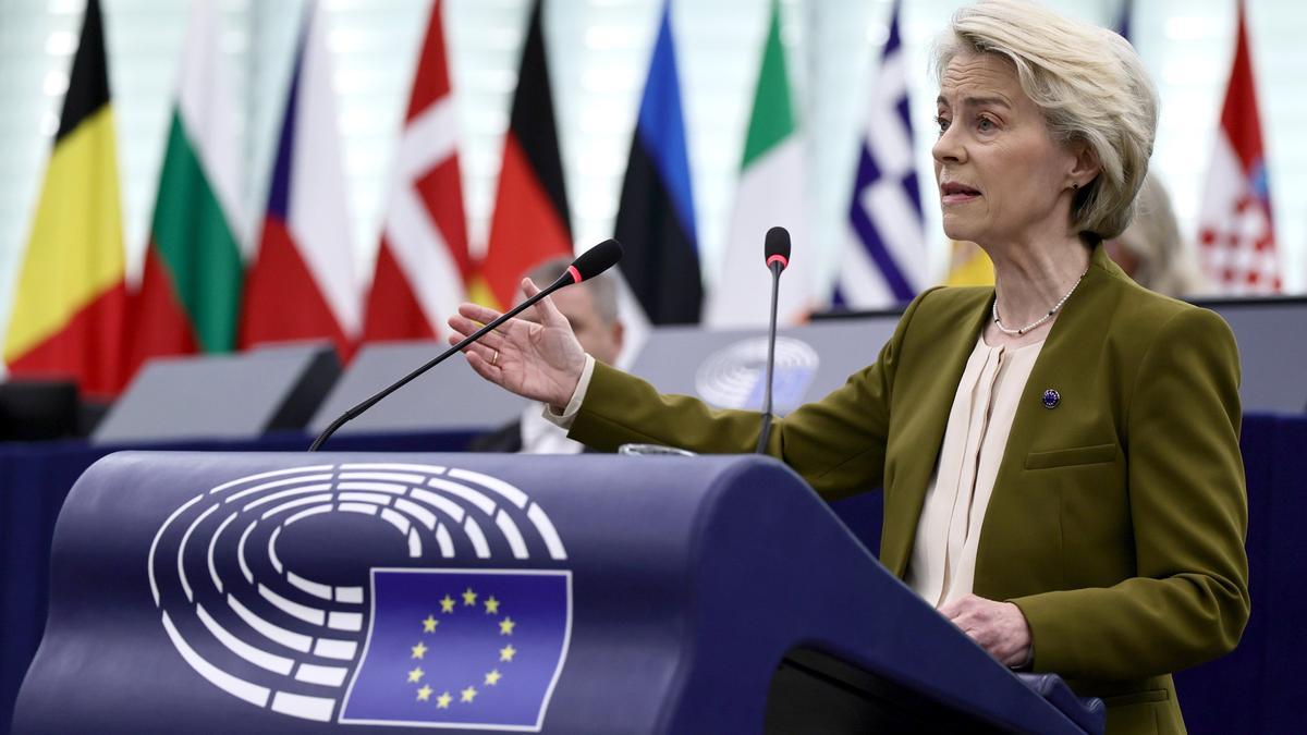 La presidenta de la Comisión Europea, Ursula Von der Leyen.