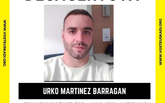 Cartel del hombre desaparecido CEDIDA