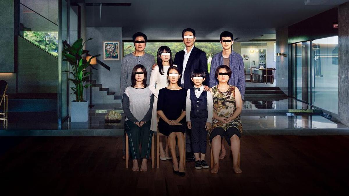 Cartel promocional de la película 'Parásitos'.