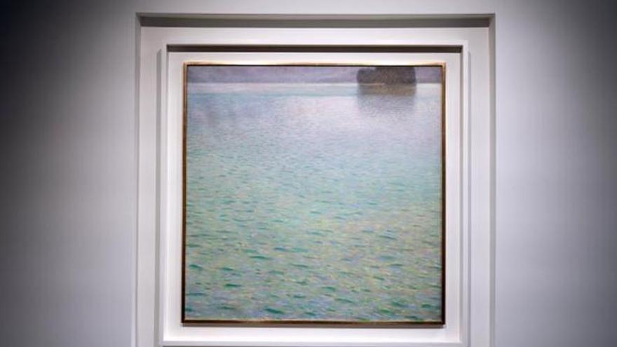 La obra 'Insel im Attersee' de Gustav Klimt, vendido este martes por 53,2 millones de dólares.