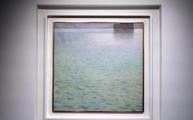 La obra 'Insel im Attersee' de Gustav Klimt, vendido este martes por 53,2 millones de dólares.