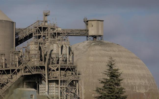 Vista de una fábrica