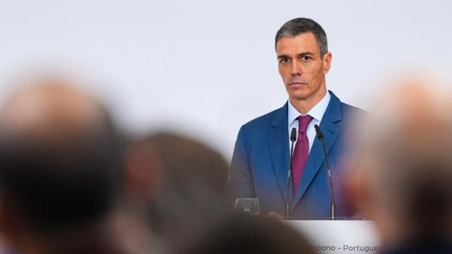 Comparecencia ante los medios del presidente del Gobierno español, Pedro Sánchez.