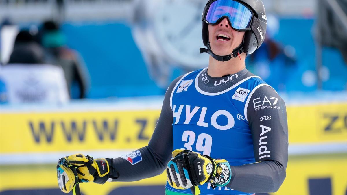 El esquiador italiano Matteo Franzoso, en una imagen de archivo.