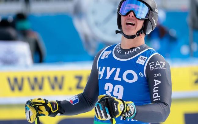 El esquiador italiano Matteo Franzoso, en una imagen de archivo.