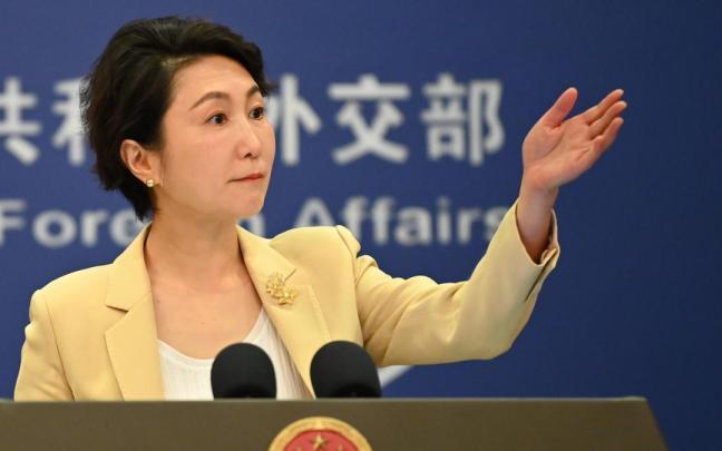 La portavoz jefa del Ministerio de Exteriores chino, Mao Ning