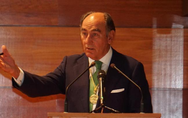 Ignacio Galán durante su discurso de agradecimiento.