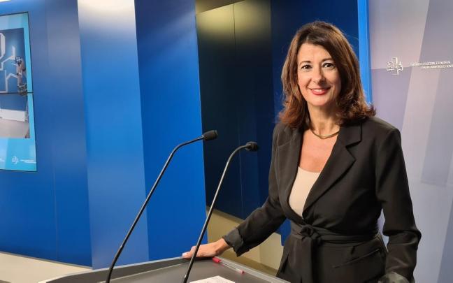 La parlamentaria del PP Laura Garrido, en una anterior comparecencia