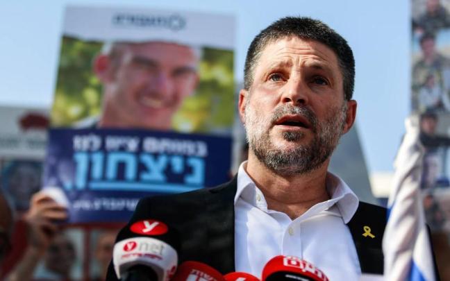 Imagen de archivo del ministro de Finanzas de Israel, Bezalel Smotrich.