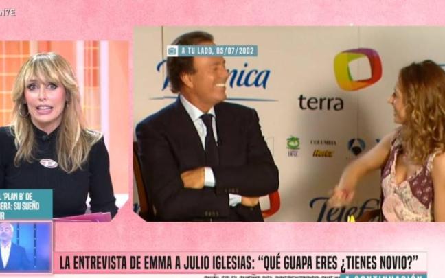Emma García recuerda su entrevista a Julio Iglesias