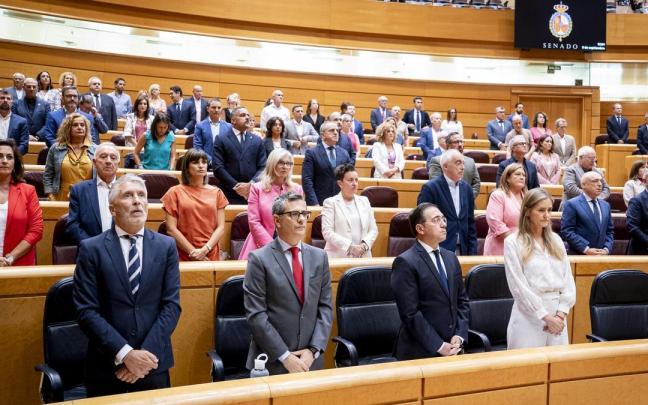 Primera sesión de control en el Senado del nuevo curso político