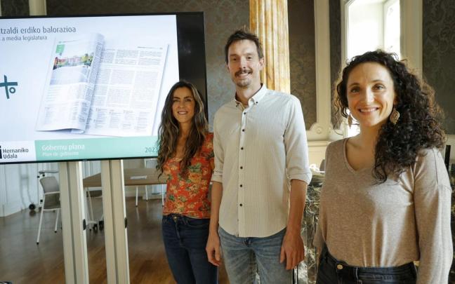 Atorrasagasti, Lertxundi y Lekuona en la comparecencia