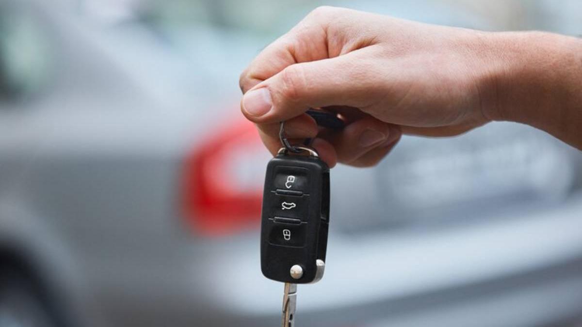 Llave de un coche