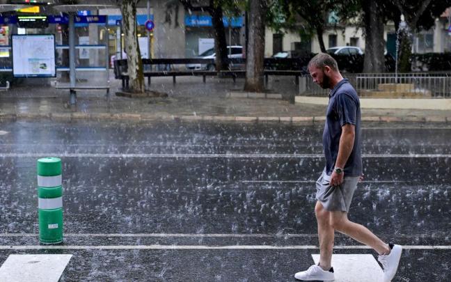 La fuerte tormenta ha afectado a varios municipios de Mallorca.