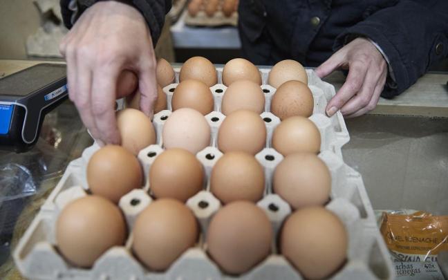Una docena de huevos camperos cuesta más de 4 euros.